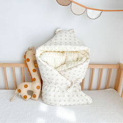Thickened Baby Cotton Quilt Autumn Winter Velvet Wrinkled Warm Blanket