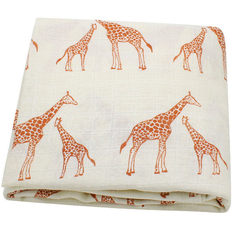 Organic Cotton Baby Swaddle Blanket Soft Newborn Wrap Sleep Cloth