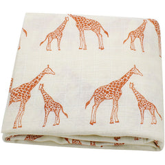 Organic Cotton Baby Swaddle Blanket Soft Newborn Wrap Sleep Cloth