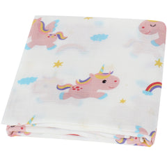 Organic Cotton Baby Swaddle Blanket Soft Newborn Wrap Sleep Cloth