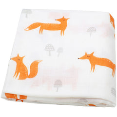 Organic Cotton Baby Swaddle Blanket Soft Newborn Wrap Sleep Cloth