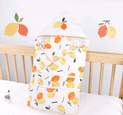 Newborn Cotton Wrap Blanket Autumn Winter Thick Baby Swaddle Quilt
