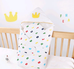 Newborn Cotton Wrap Blanket Autumn Winter Thick Baby Swaddle Quilt