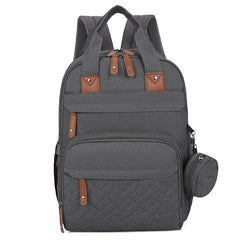 Multi-Functional Diaper Bag with Changing Pad & Bottle Warming Compartment