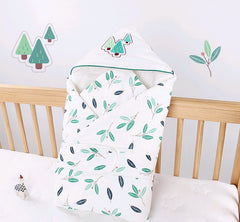 Newborn Cotton Wrap Blanket Autumn Winter Thick Baby Swaddle Quilt