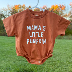 Mama’s Little Pumpkin T-Shirt Bubble Romper