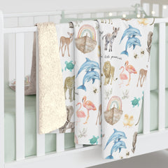 God's Little Promise Sherpa Blanket