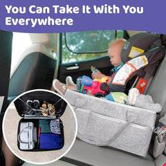 Baby Diaper Caddy Organizer Portable Storage Bag for Nursery & Car