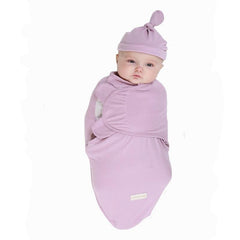 Baby Swaddle Blanket With Cap Cotton Newborn Envelope Sleep Sack