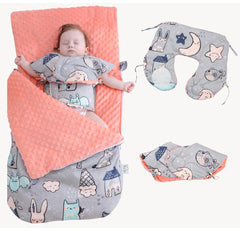 Newborn Baby Cocoon Sleeping Bag Envelope Swaddle Infant Sleep Sack