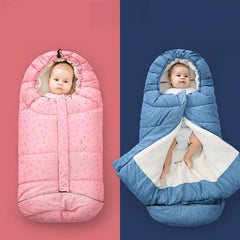 Newborn Winter Sleeping Bag Thick Warm Stroller Baby Sleep Sack