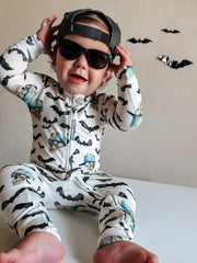 Spooky Bro Bamboo Zippy Pajamas