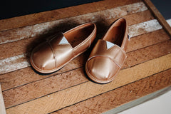 Gold Velvet Barefoot Shoe Topper | Ozznek Zero-Drop & Wide Toe Box