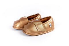 Gold Velvet Barefoot Shoe Topper | Ozznek Zero-Drop & Wide Toe Box