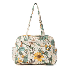 Myra Sunnyfield Cotton Diaper Bag in Ochre Fern