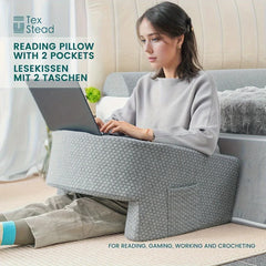 Gaming Armrest Pillow – Oversized Memory Foam Reading Cushion