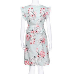 Casual Flower Print Sleeveless Maternity Dress