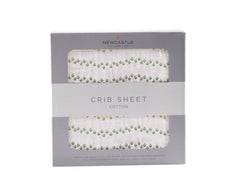Cotton Muslin Crib Sheet Dino Feet Baby Fitted Sheet Soft