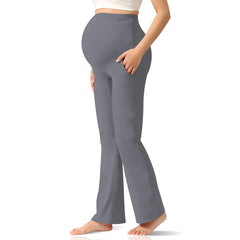 Maternity Leggings Over Belly Pockets Yoga Workout Activewear