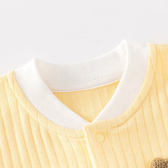 Infant Pure Cotton Seamless Onesie Winter Pajamas Crawling Suit Class A