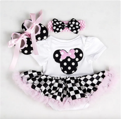 Ha Yi Three Piece Dress Set Baby Outfit Stylish Clothing