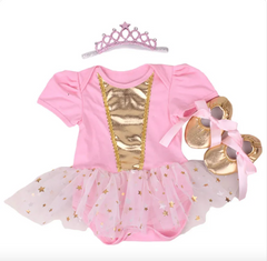 Ha Yi Three Piece Dress Set Baby Outfit Stylish Clothing