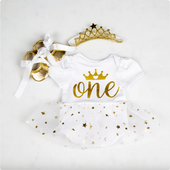Ha Yi Three Piece Dress Set Baby Outfit Stylish Clothing