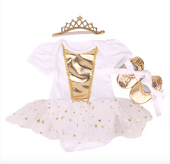 Ha Yi Three Piece Dress Set Baby Outfit Stylish Clothing