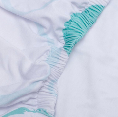 Around The World Minky Jersey Crib Sheet Soft Baby Bedding