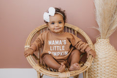 Mama's Little Pumpkin Sweatshirt or Sweatshirt Romper