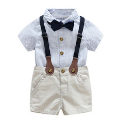 Summer Boys' Bowtie Set with Suspenders (2-Piece) - # BAAA71710015