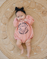 Thick Thighs Spooky Vibes Sweatshirt Romper